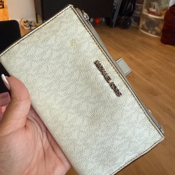Michael Kors Metallic Gold Wristlet - Picture 1 of 3